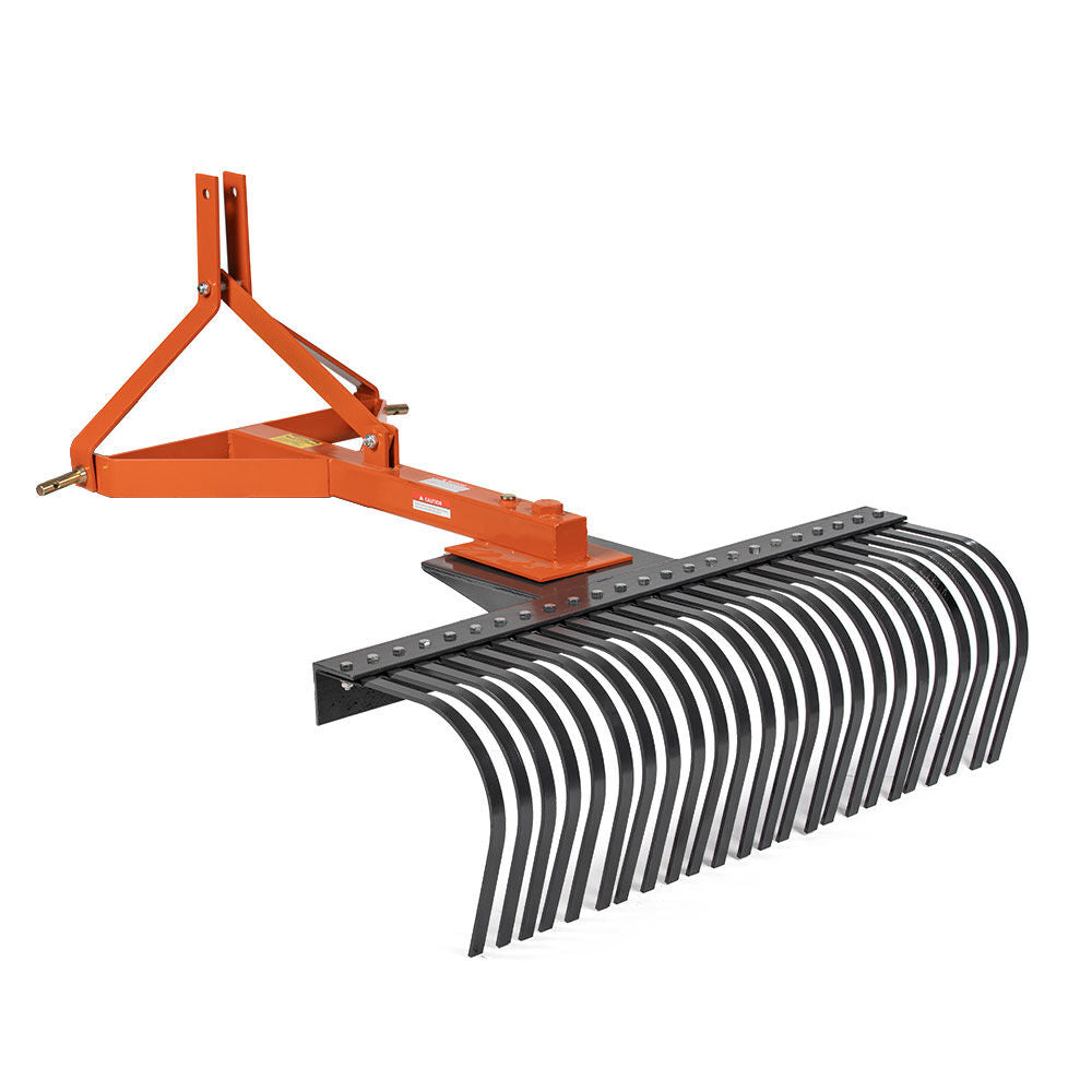 3 Point Landscape Rakes, Optional Bolt-On Wheels - Rake Length: 4' - Optional Bolt-On Wheels: No | 4' / No - view 40