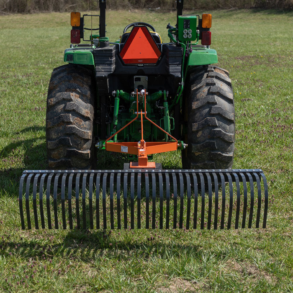 3 Point Landscape Rakes, Optional Bolt-On Wheels | 4' / No - view 50