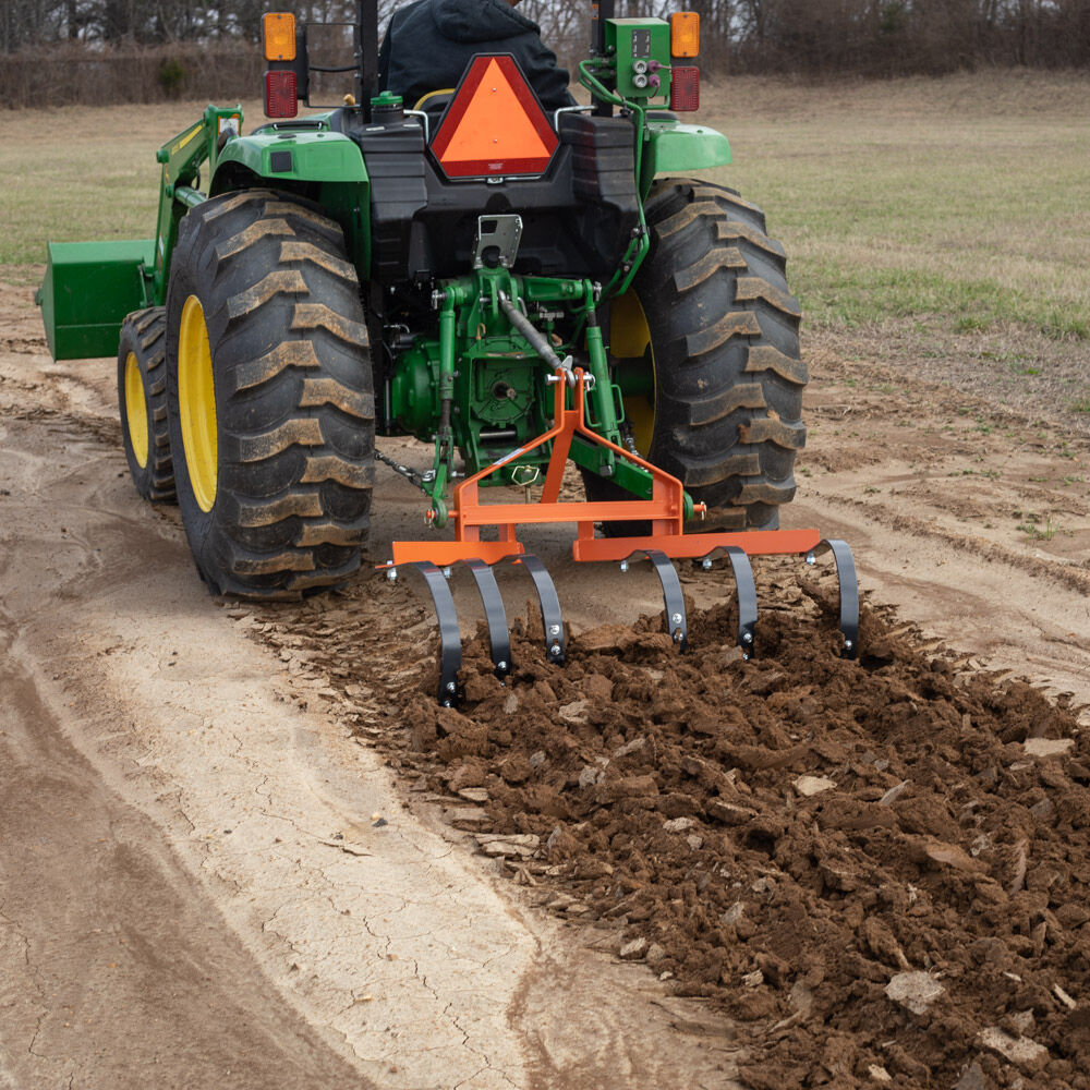 SCRATCH AND DENT - 3PT Cultivator w/ 6 Spring Steel Shanks | Quick Hitch Compatible - FINAL SALE