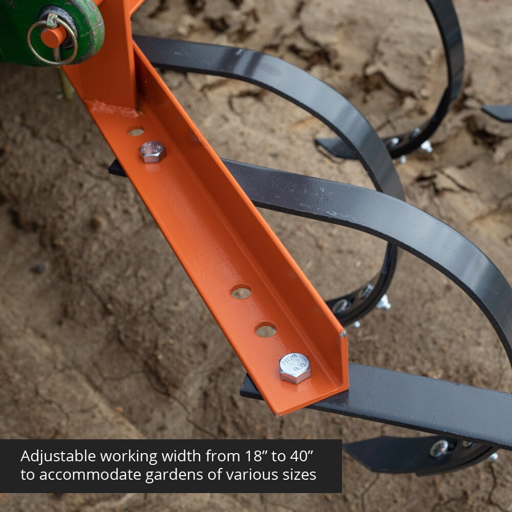 SCRATCH AND DENT - 3PT Cultivator w/ 6 Spring Steel Shanks | Quick Hitch Compatible - FINAL SALE - view 8