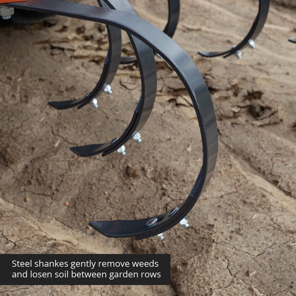 SCRATCH AND DENT - 3PT Cultivator w/ 6 Spring Steel Shanks | Quick Hitch Compatible - FINAL SALE