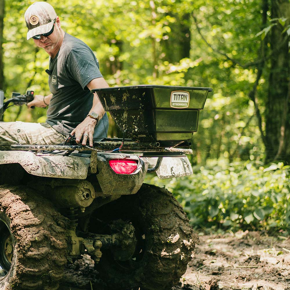 80 LB ATV Broadcast Spreader