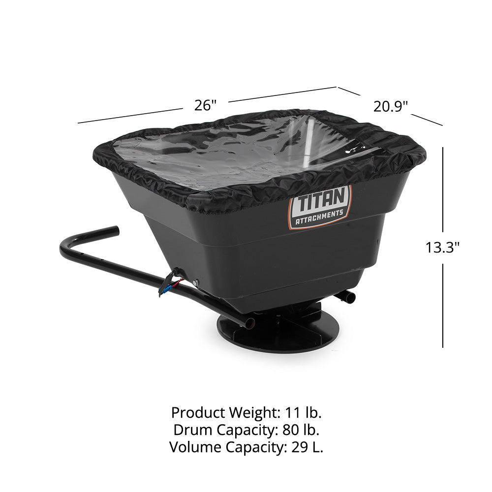 80 LB ATV Broadcast Spreader