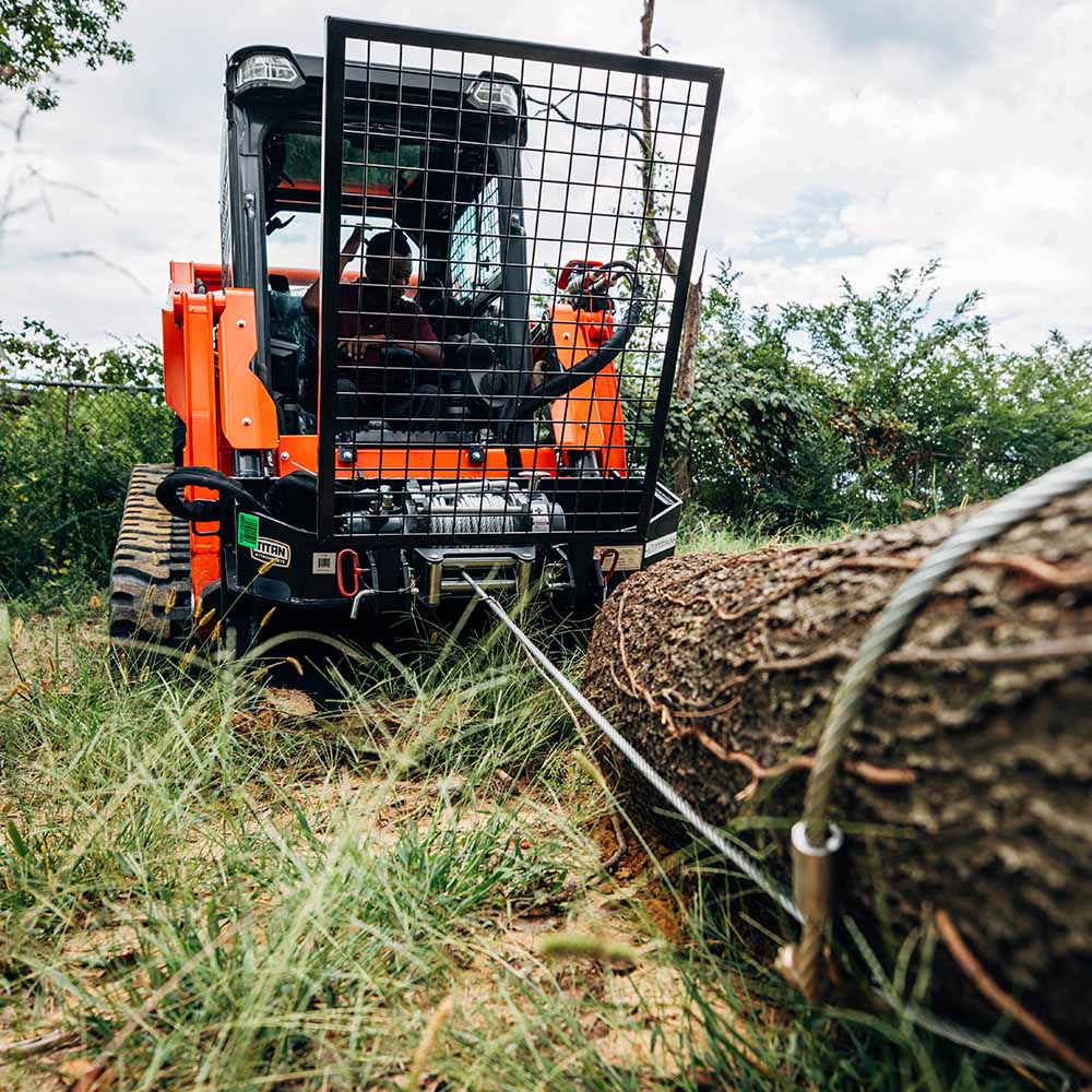 7.5 Ton Skid Steer Logging Winch - view 2