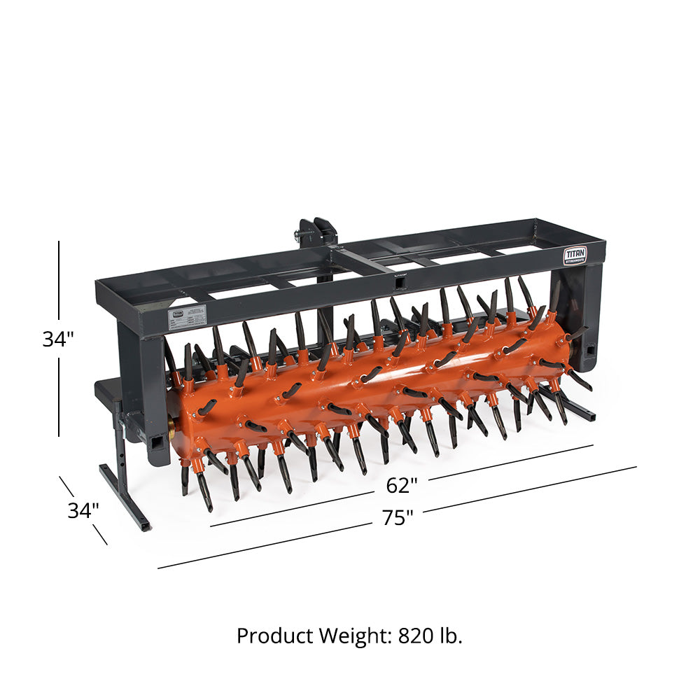 Drum Plug Aerator | 62"