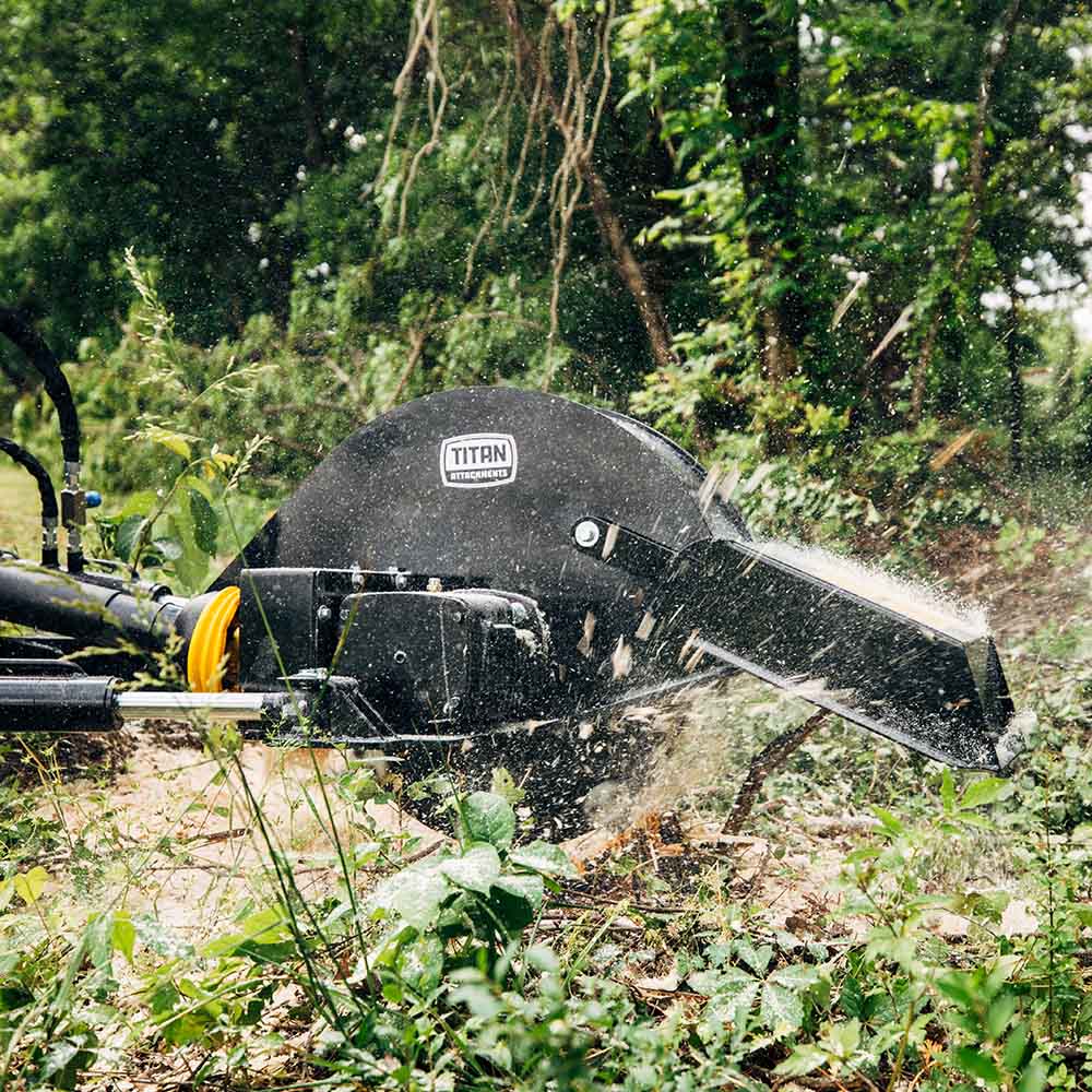 3 Point PTO Stump Grinder Tractor Attachment | Titan Attachments