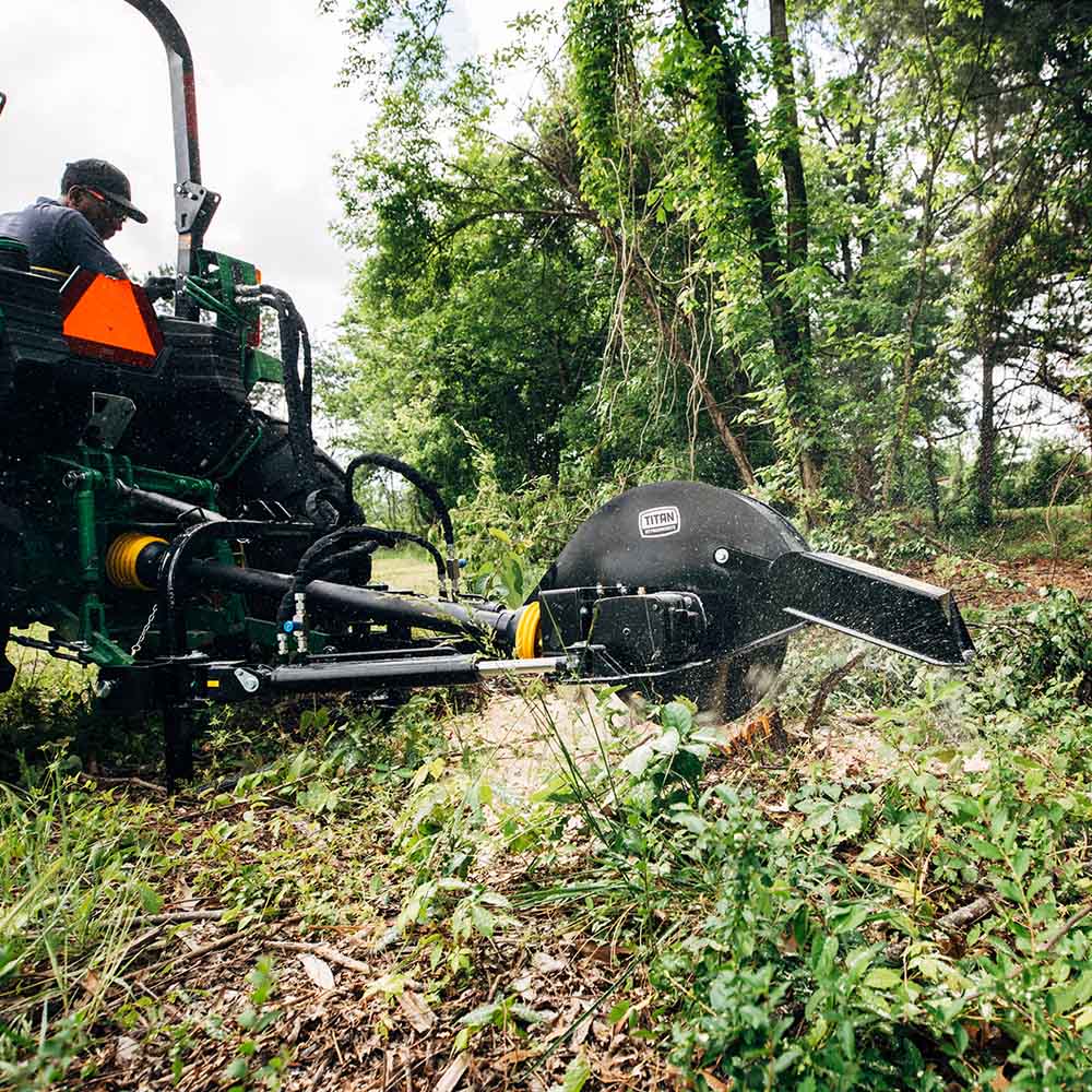 3-Point PTO Stump Grinder for Tractors | Titan Attachments