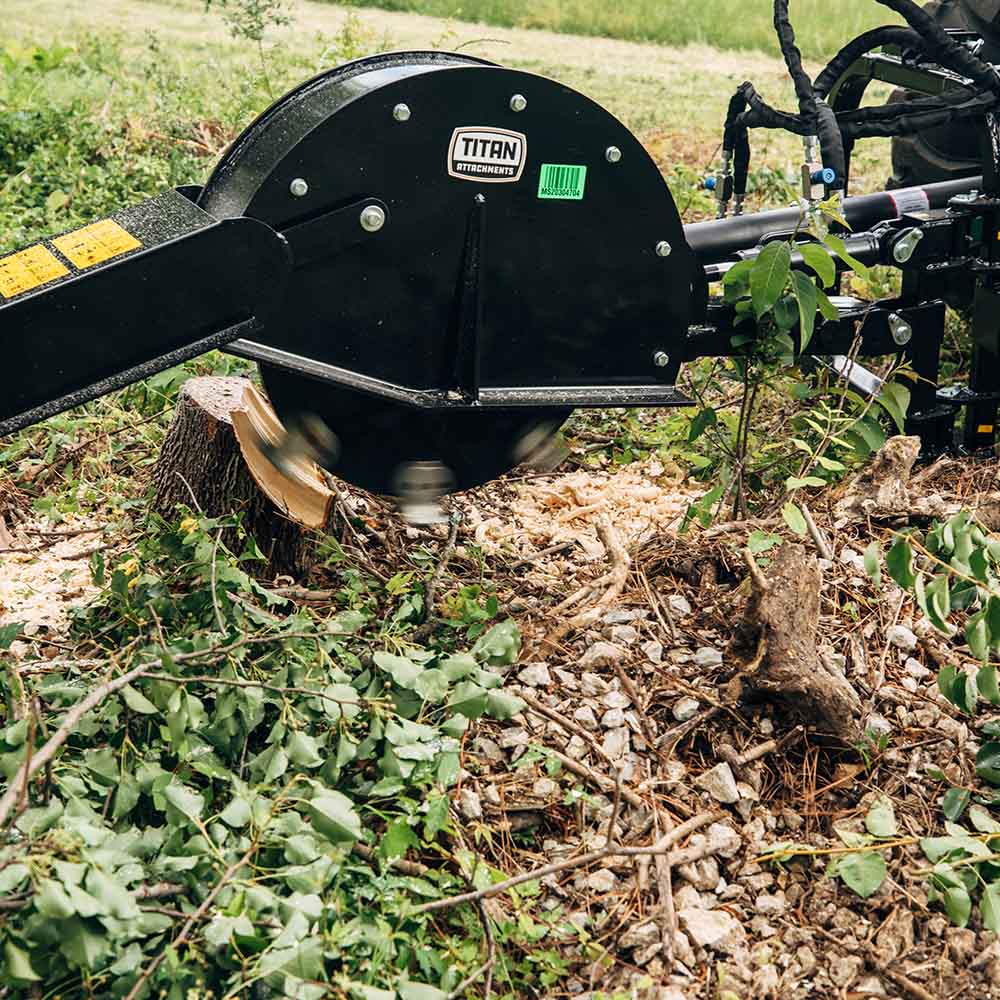 3-Point PTO Stump Grinder for Tractors | Titan Attachments