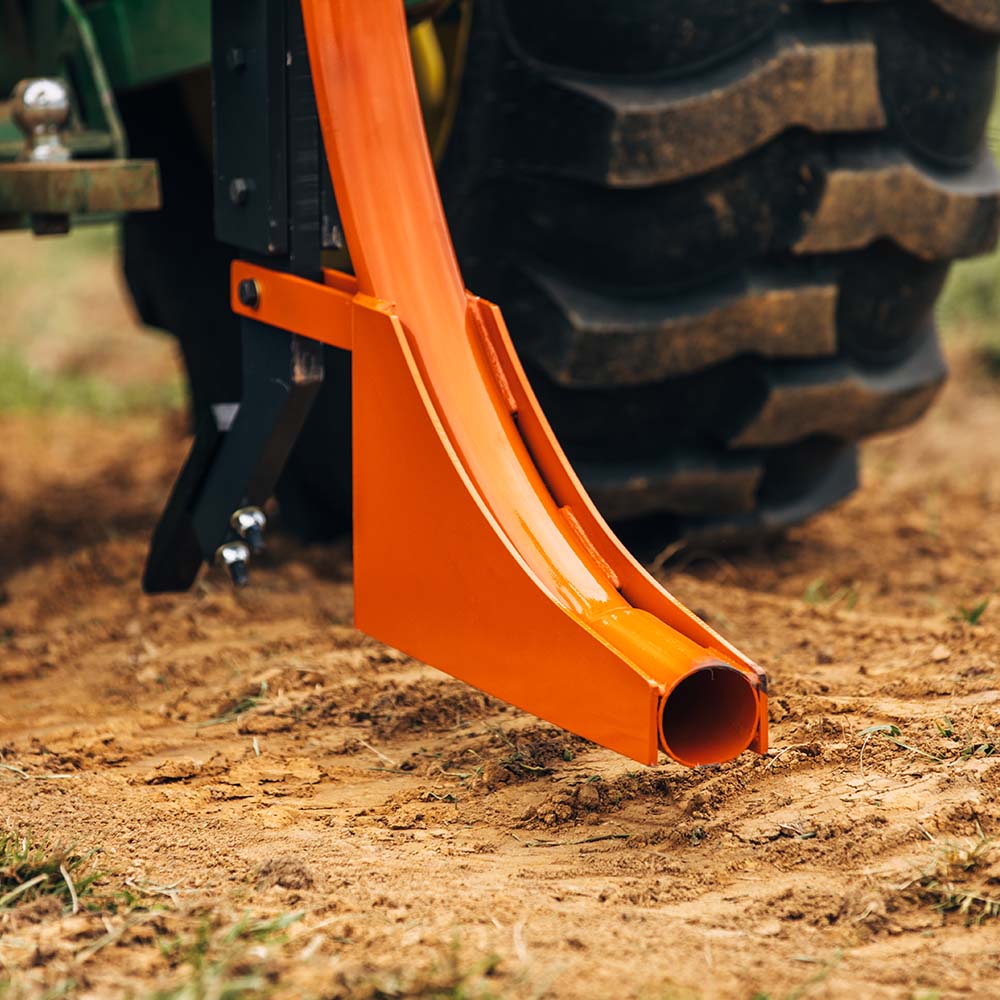 Single Tine Subsoiler with Optional Pipelayer Attachment | Subsoiler with Pipe Layer