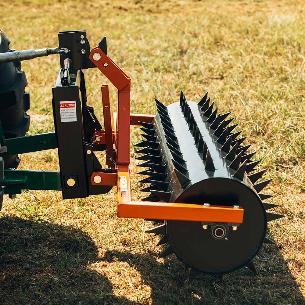 3 Point Drum Spike Aerators Fit Cat 1 and 2 Tractors | 6'