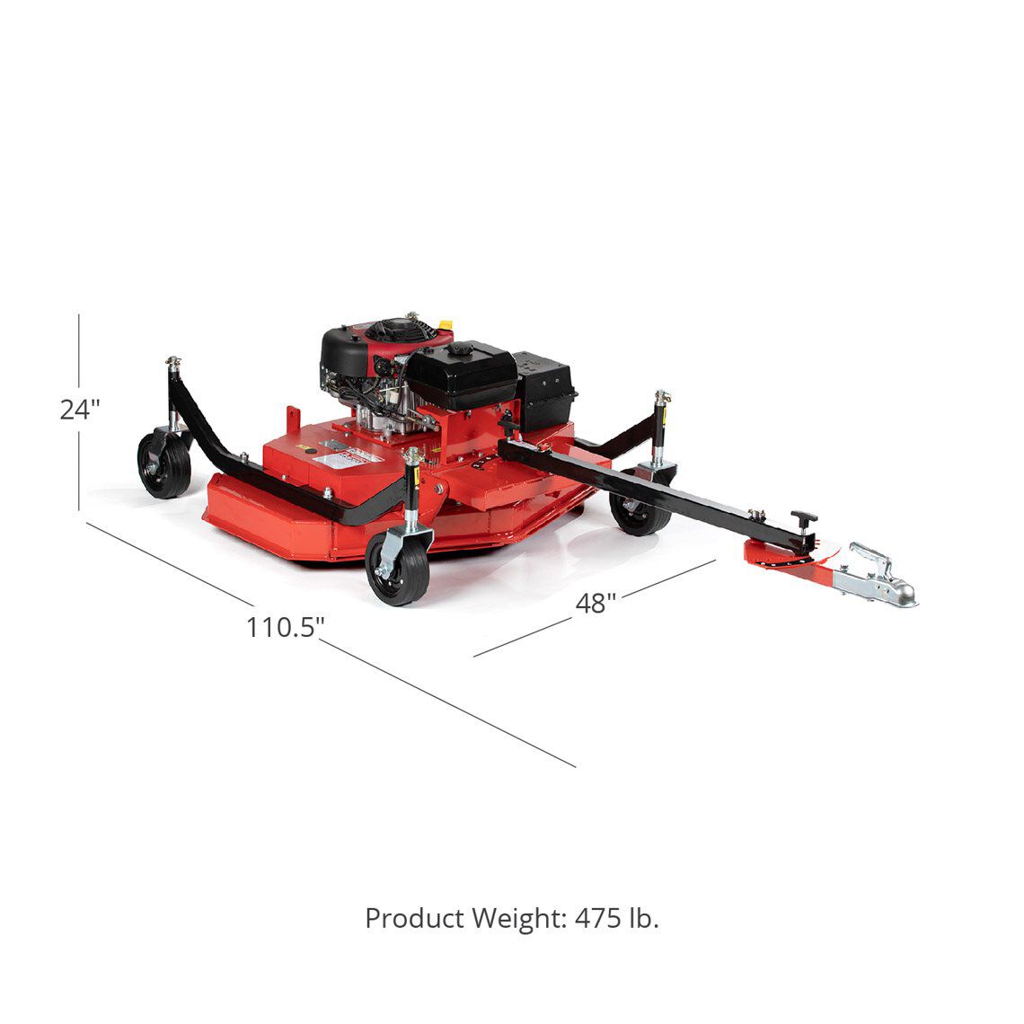 SCRATCH AND DENT - Titan 48-in ATV Tow-Behind Finish Mower - FINAL SALE - view 2