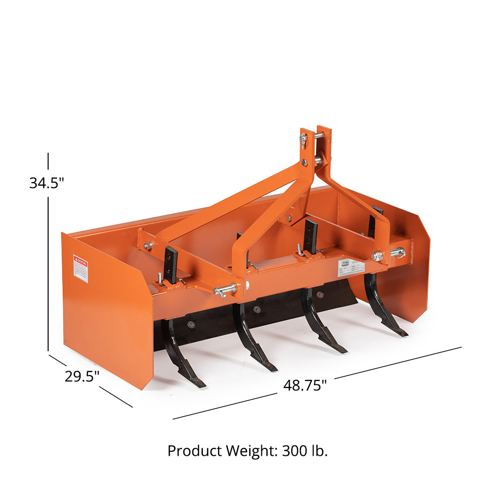 Standard Series 3 Point Box Blade Scraper