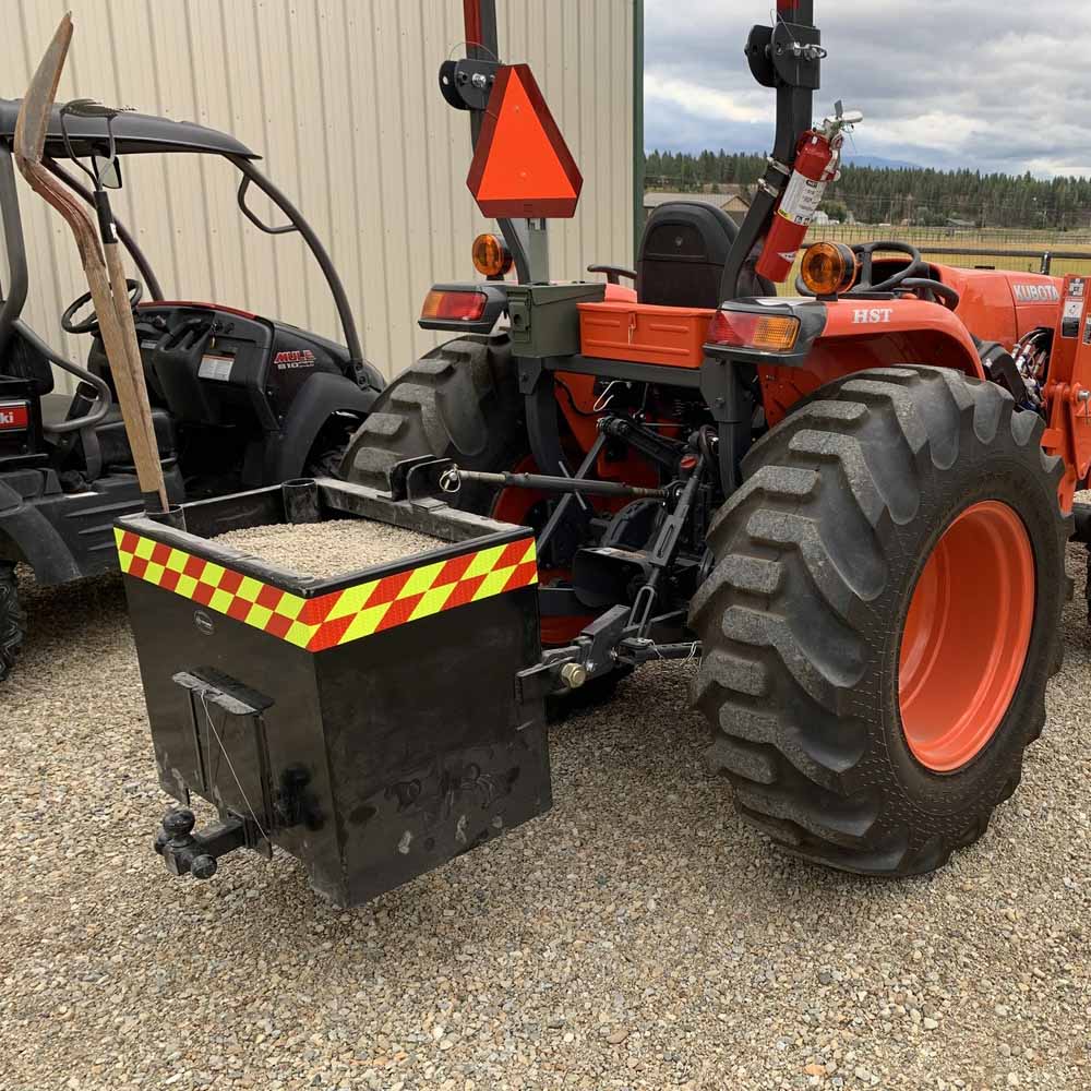 3 Point Black Ballast Box Fits Category 2 Tractors | Titan Attachments