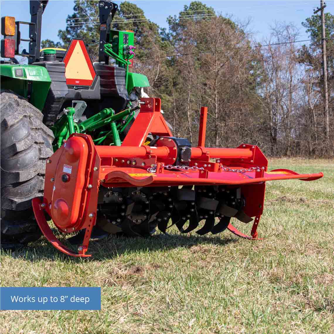 SCRATCH AND DENT - 72" Heavy Duty Rotary Tiller - FINAL SALE