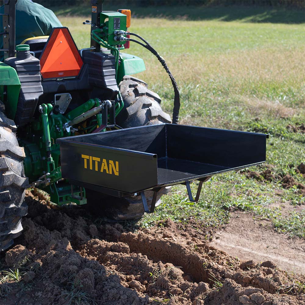 Saint Anthony Industries ダンピングステーション 3 Point Quick Hitch Hydraulic Dump Box | Titan Attachments