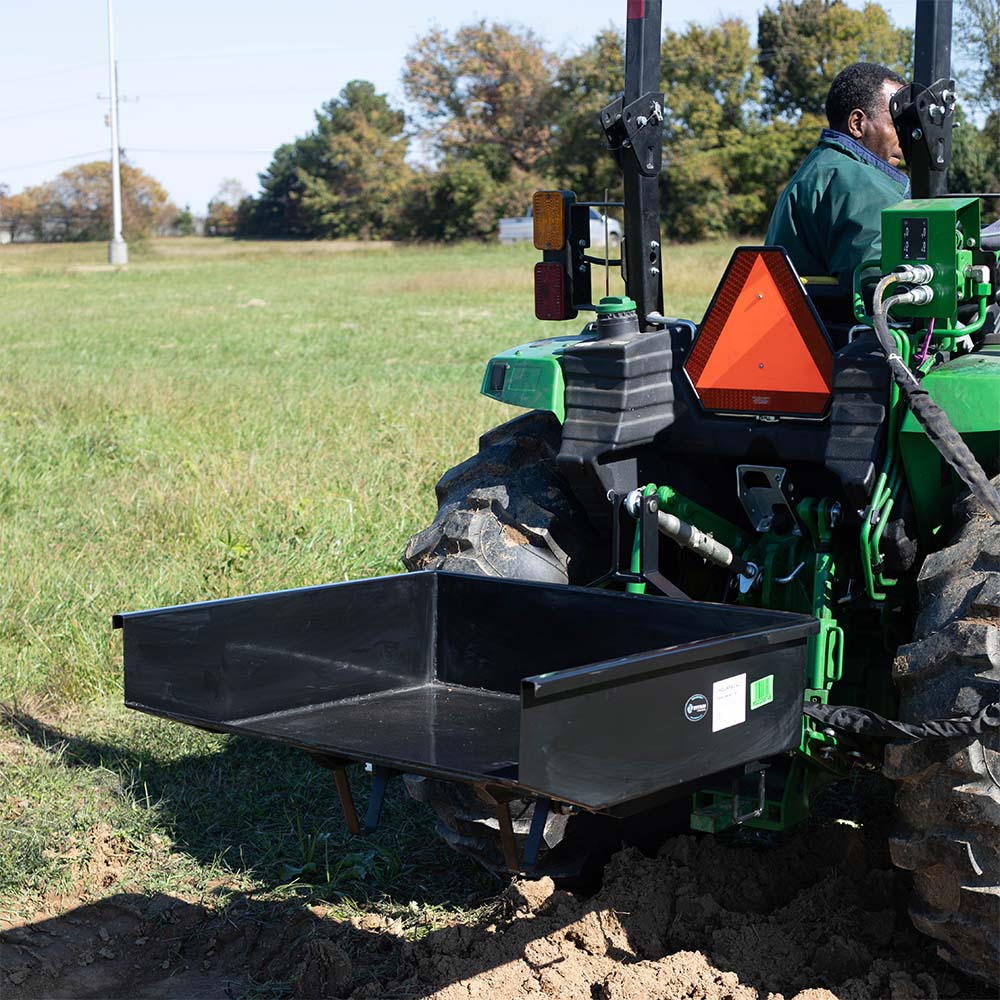 3 Point Quick Hitch Hydraulic Dump Box | 10 cu ft