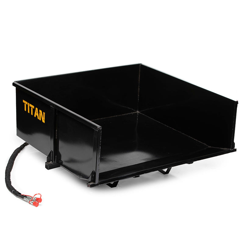 3 Point Quick Hitch Hydraulic Dump Box | 30 cu ft
