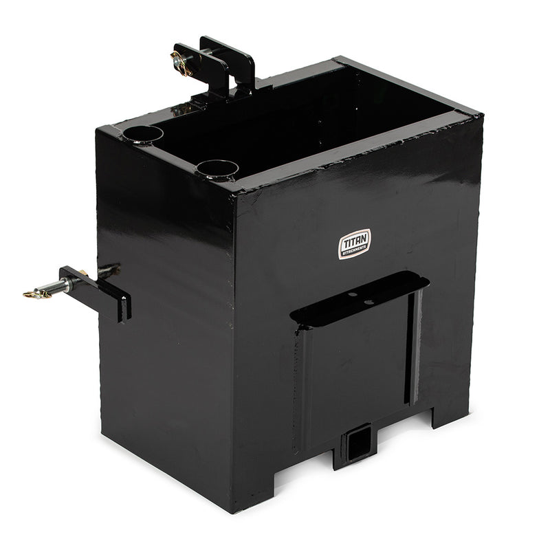 3 Point Ballast Box Fits Category 1 Tractors - Ballast Box | Black