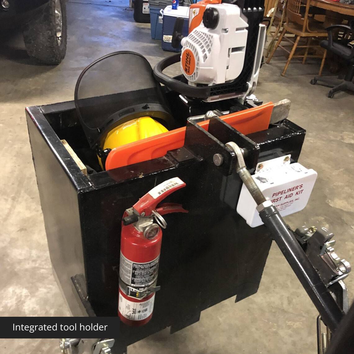 Scratch and Dent, 3 Point Black Ballast Box | Titan Attachments