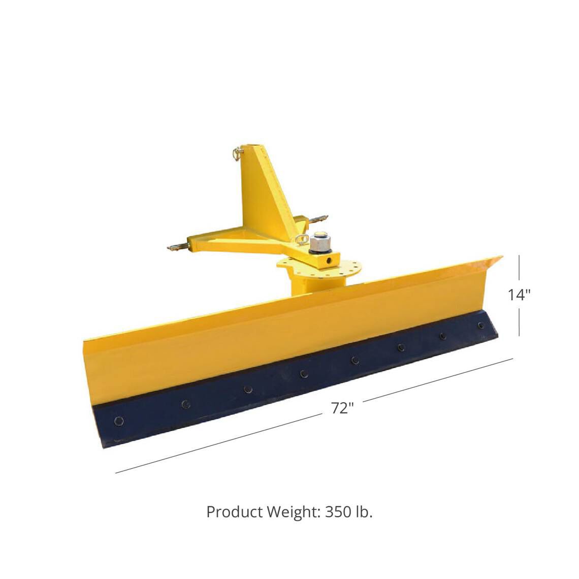 Scratch and Dent - 72” Rear Blade For Grading And Scraping With Manual ...