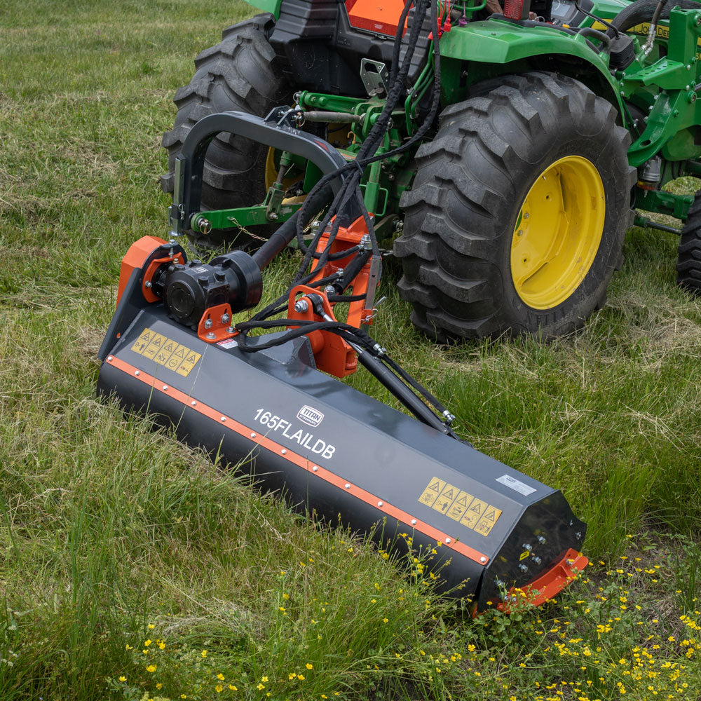 Ditch flail mower for compact tractor sale