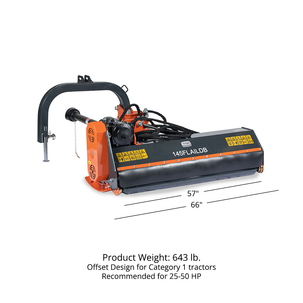 3 Point Offset Flail Ditch Bank Mower | 57in - view 28
