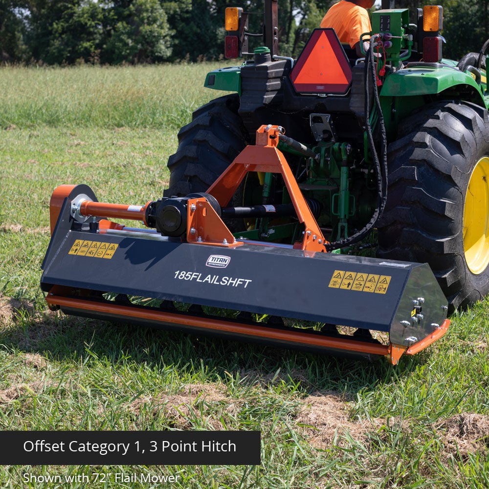 SCRATCH AND DENT - 60" Flail Mower with Hydraulic Side Shift - FINAL SALE - view 4