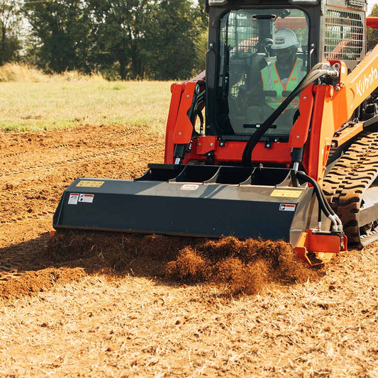 Skid Steer Rotary Tiller | 5' view 2