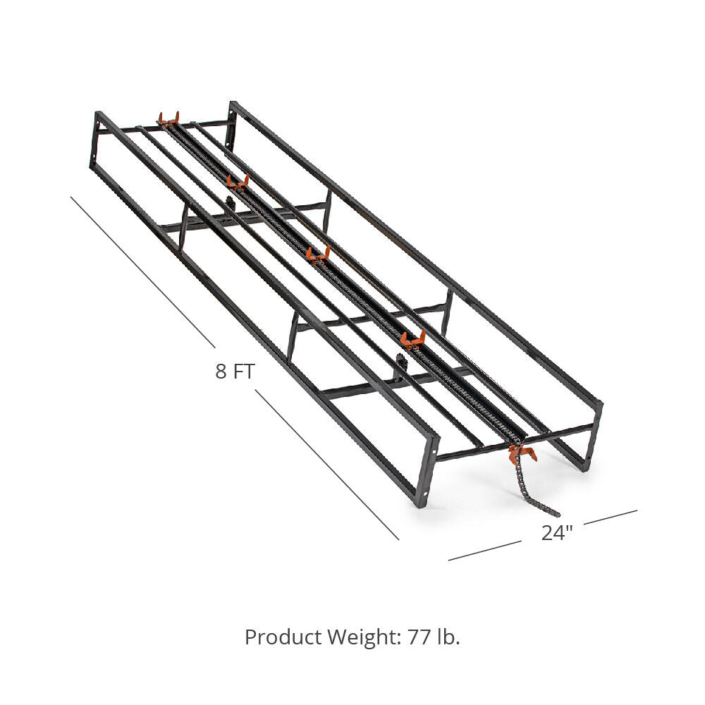 SCRATCH AND DENT - 8 FT Extension with Chain for 16 FT Hay Elevator - FINAL SALE