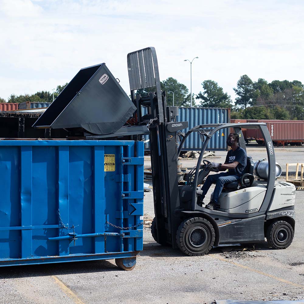 Self-Dumping Hopper | Titan Attachments