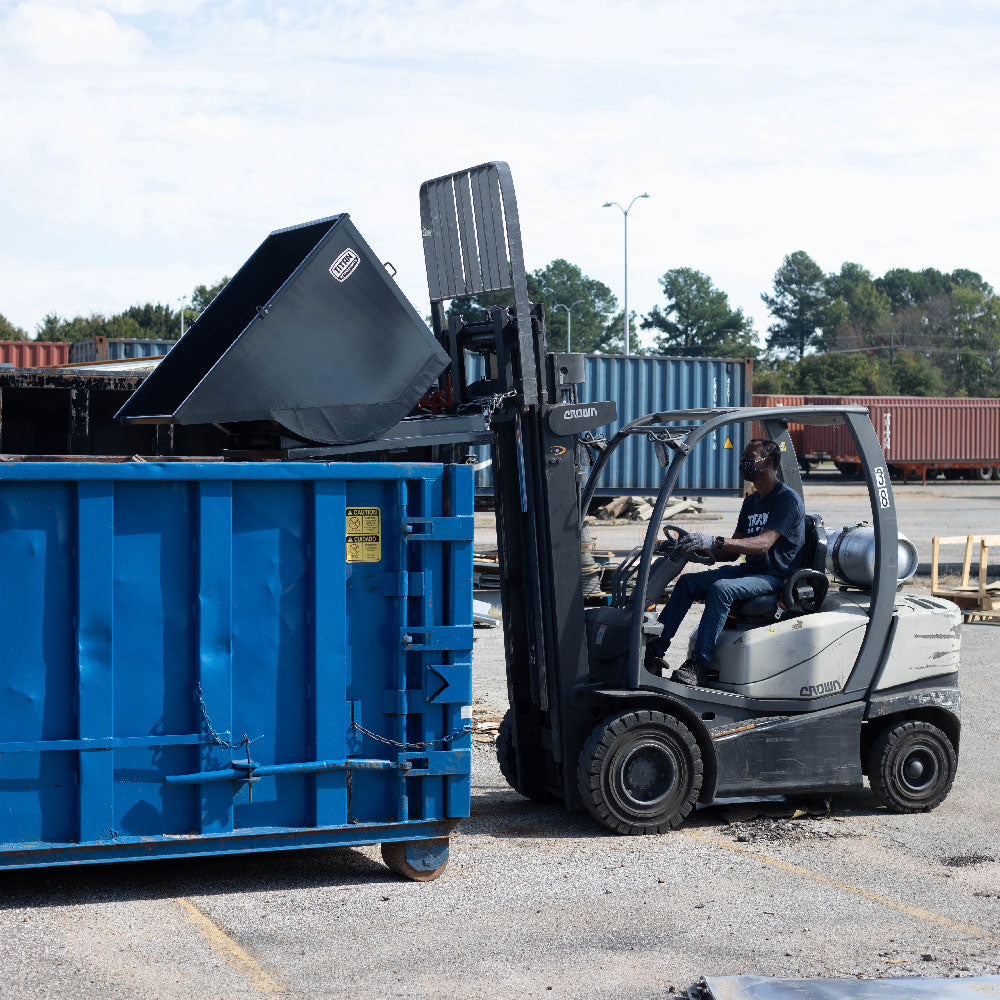 Self-Dumping Hopper - Hopper Size: 1 Cu. Yard | 1 Cu. Yard - view 4