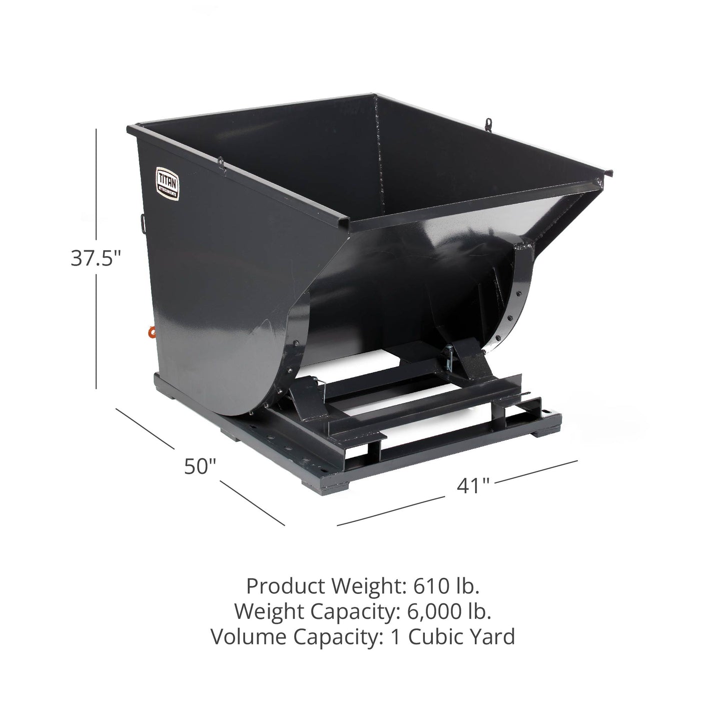 Self-Dumping Hopper - Hopper Size: 1 Cu. Yard | 1 Cu. Yard - view 10