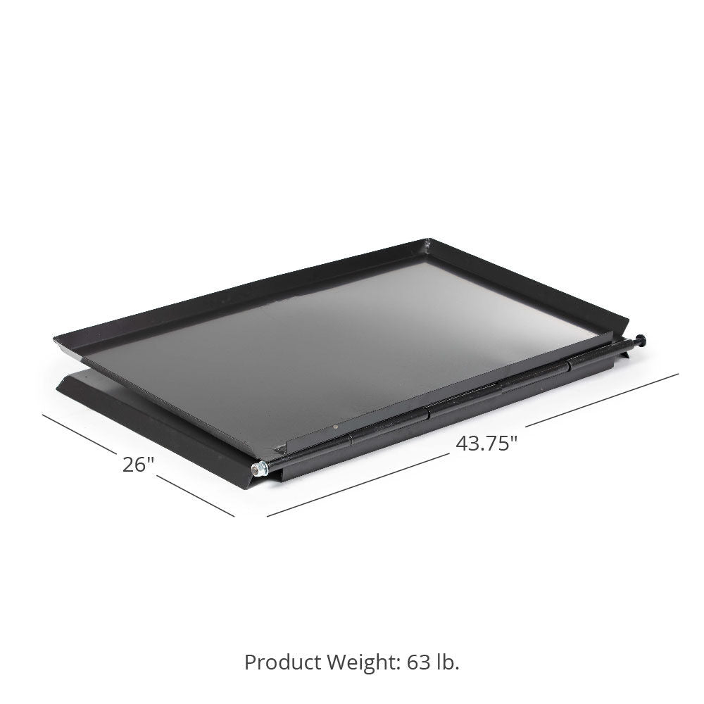 SCRATCH AND DENT - Steel Lid for 1 Cu. YD Self-Dumping Hopper - FINAL SALE - view 2