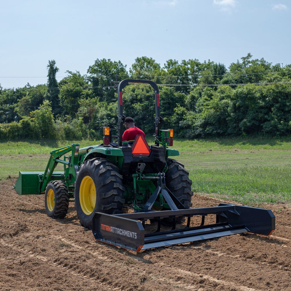 Land Leveler and Grader - Rake Length: 7' - Optional Shank Attachments: Leveler + Shanks | 7' / Leveler + Shanks - view 22