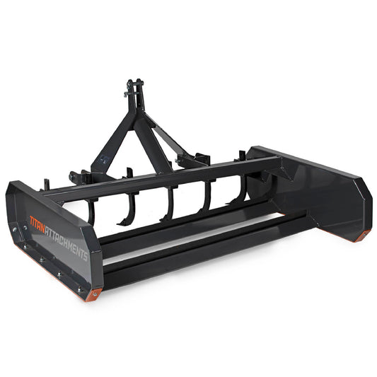 Land Leveler and Grader - Rake Length: 6' - Optional Shank Attachments: Leveler + Shanks | 6' / Leveler + Shanks view 1