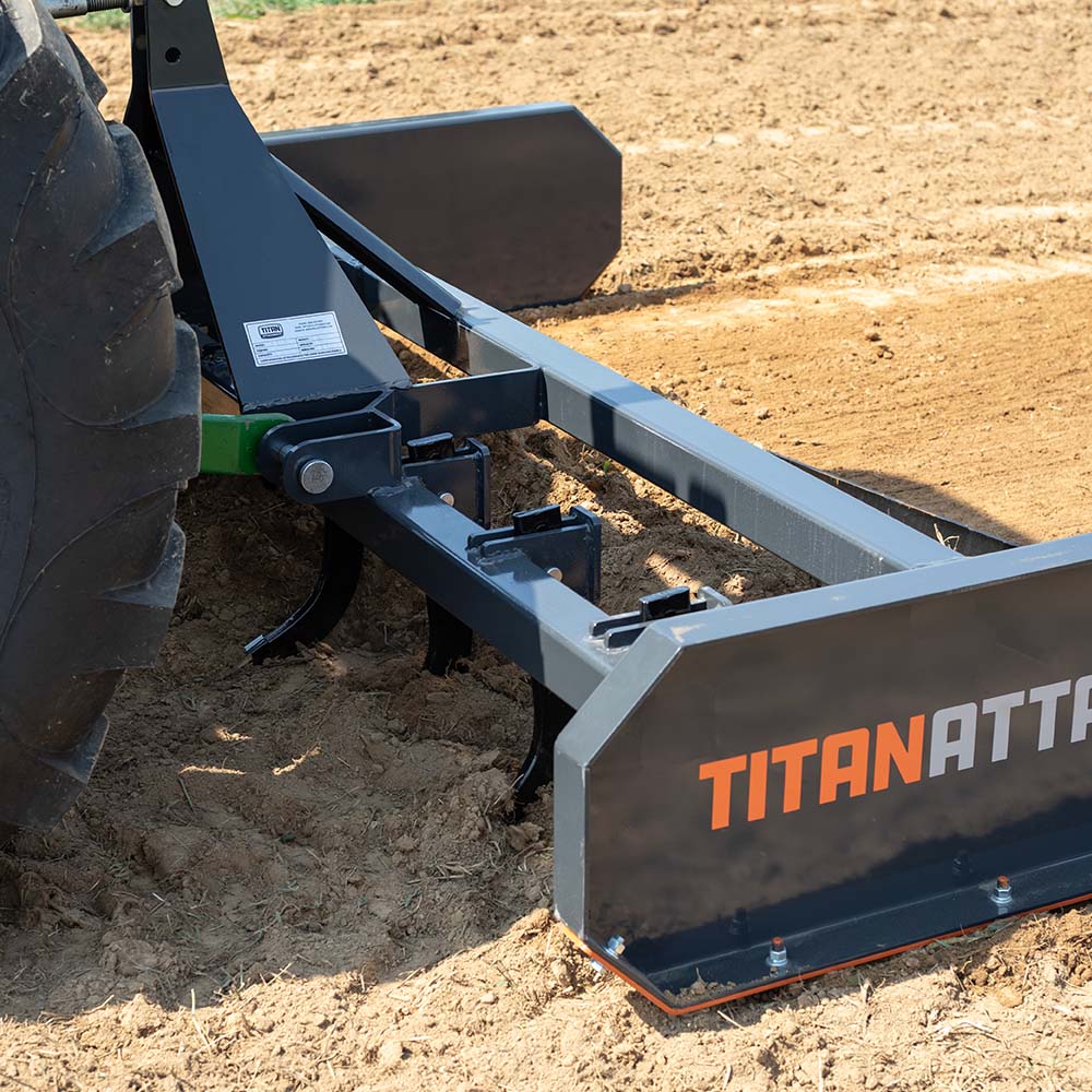 3 Point Land Leveler and Grader - Fits Cat 1 & 2 Tractors | Titan ...