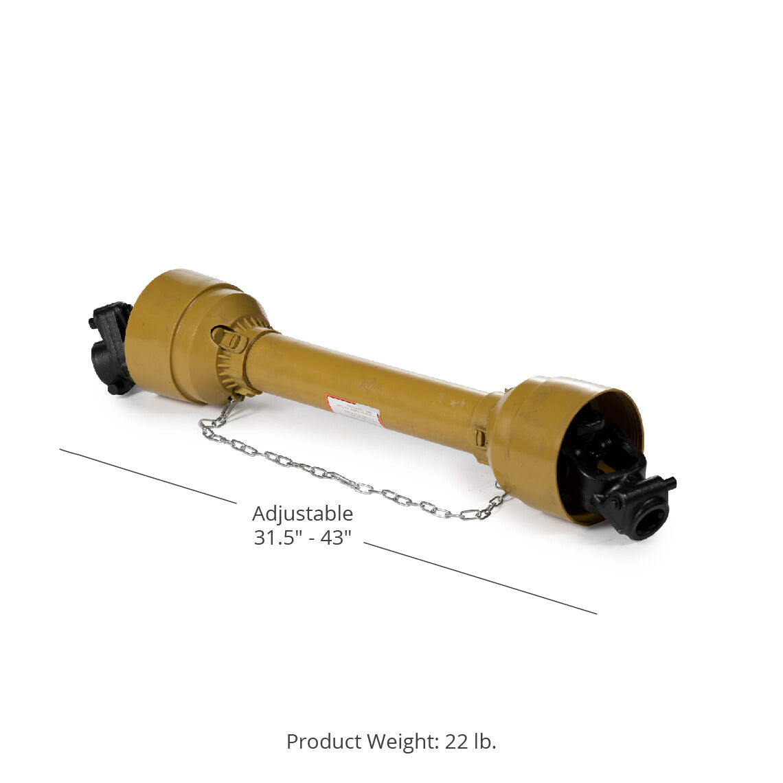 PTO Shafts with Shear Bolt | 31.5" - view 6