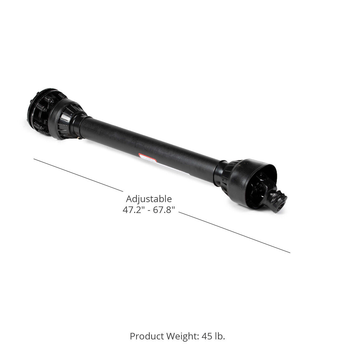 HD Slip Clutch PTO Shaft | 47.2" - view 12