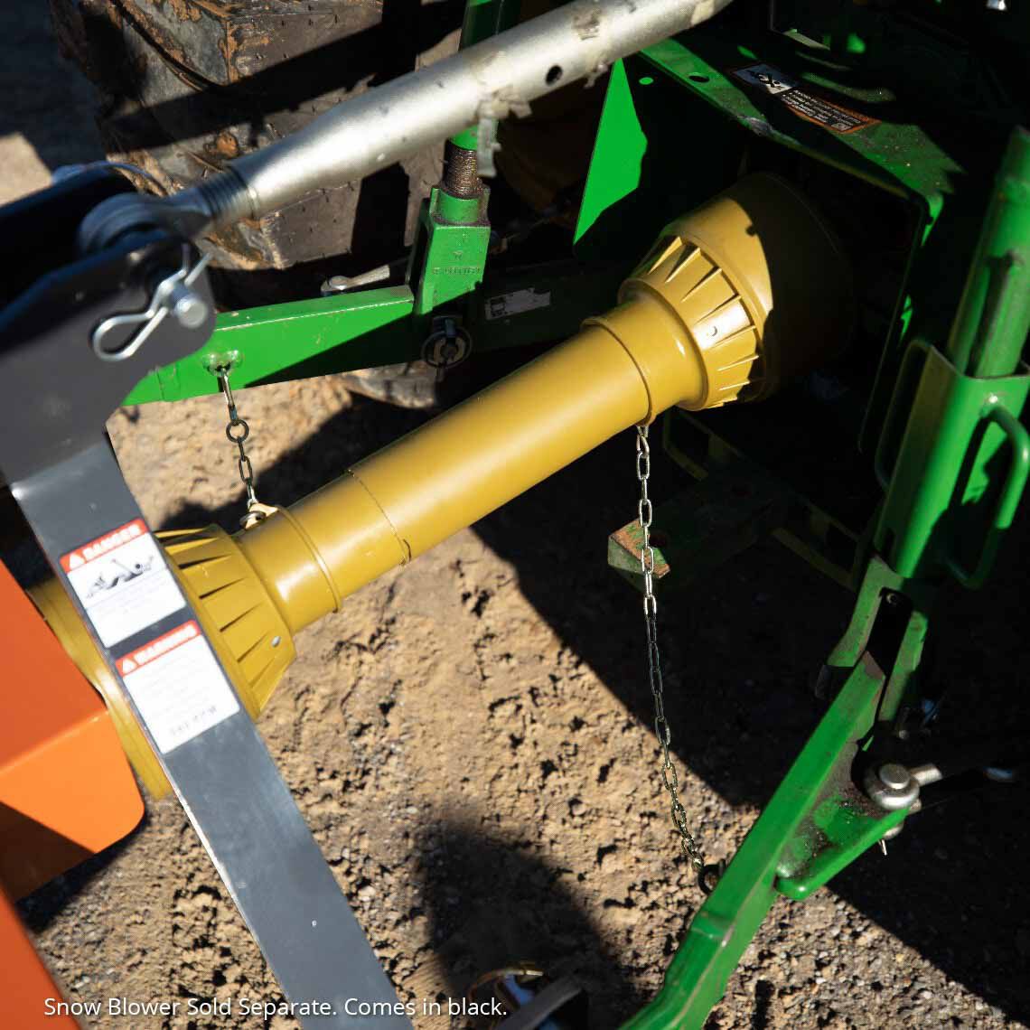 HD Collapsed Length PTO Shaft - Shear Bolt Included - 1-3/8