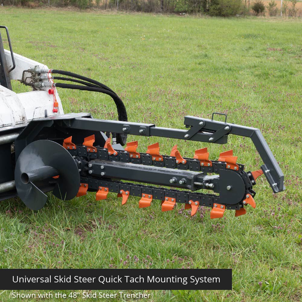 Trencher Skid Steer Attachment | 3' - view 2