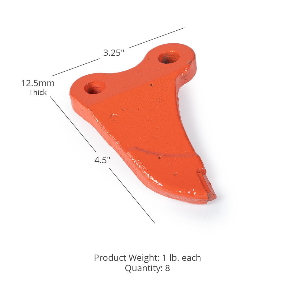 Skid Steer Trencher Shark Replacement Teeth - view 6