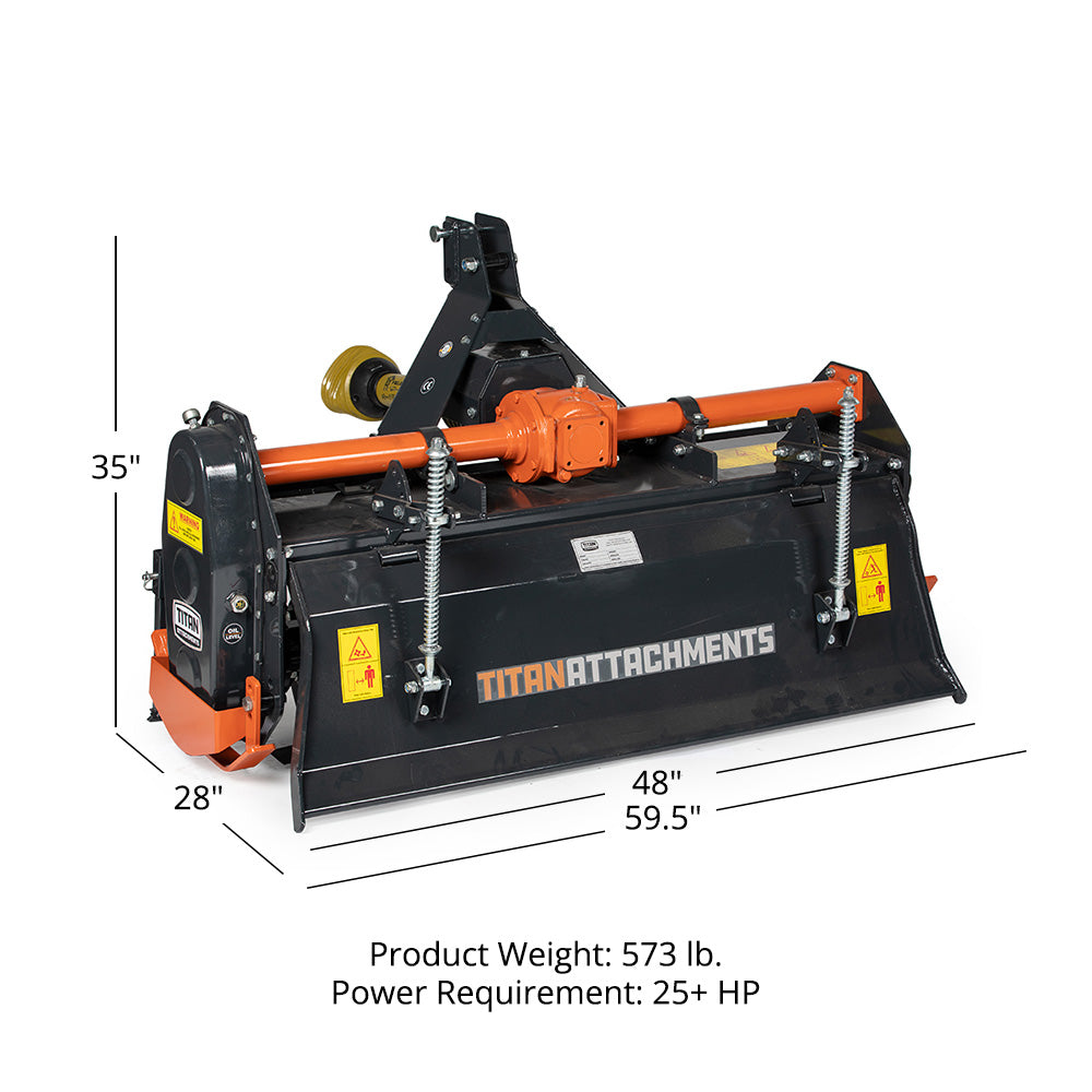 3 Point Rotary Tiller 48" | Charcoal / 48" - view 12