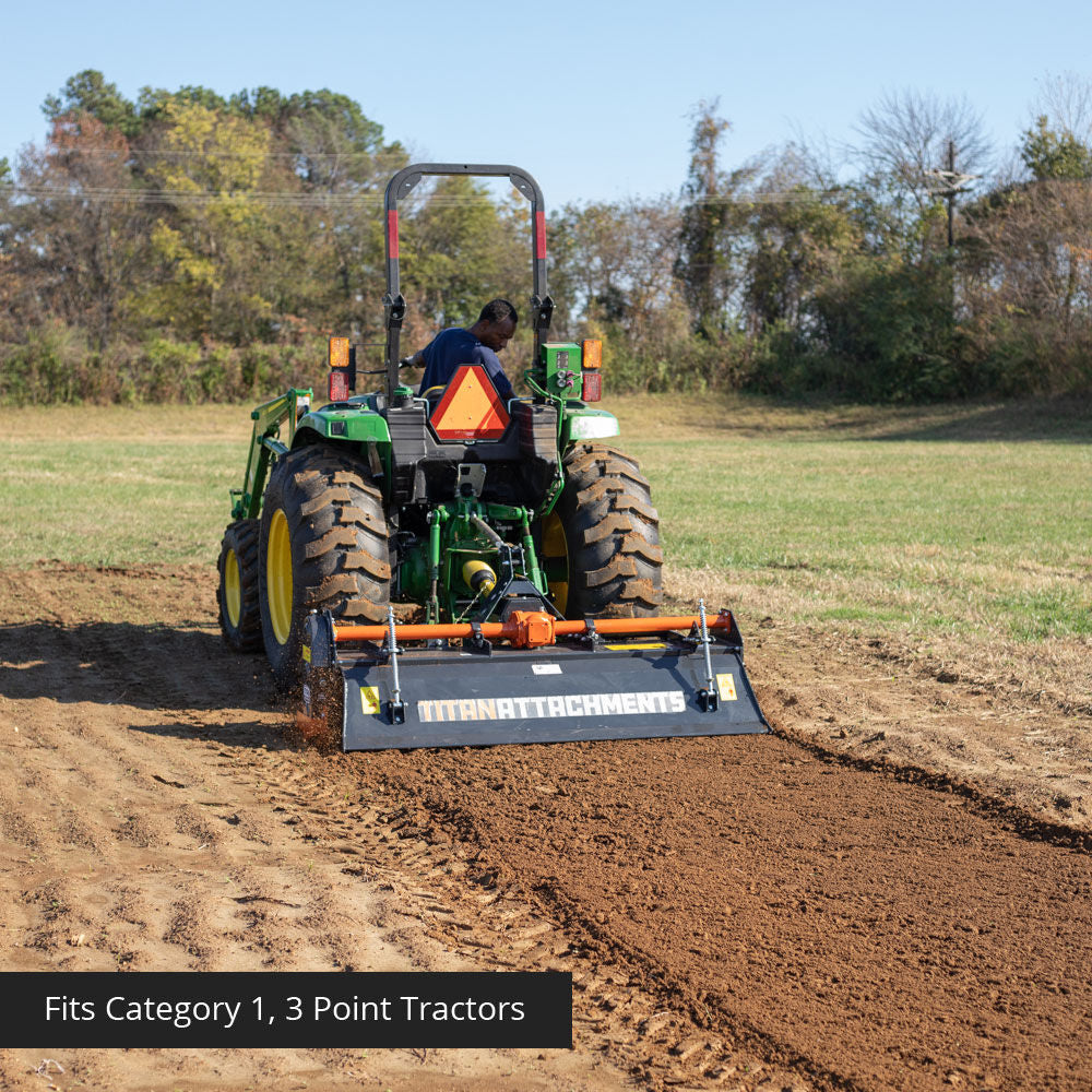 SCRATCH AND DENT - 3 Point 6 FT Rotary Tiller - FINAL SALE