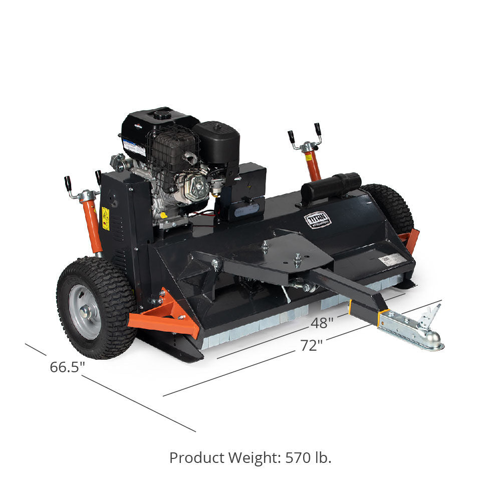 48" ATV Tow-Behind Flail Mower