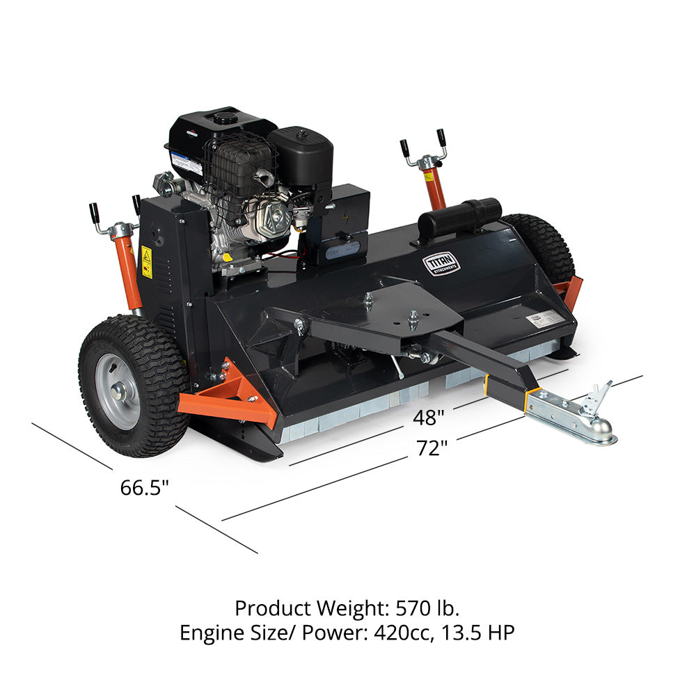 48" ATV Tow-Behind Flail Mower