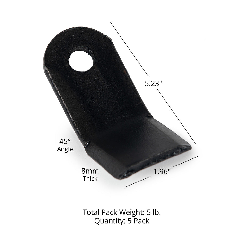 5 Pack Set Y-Blades Fits ATV Tow-Behind Flail Mowers