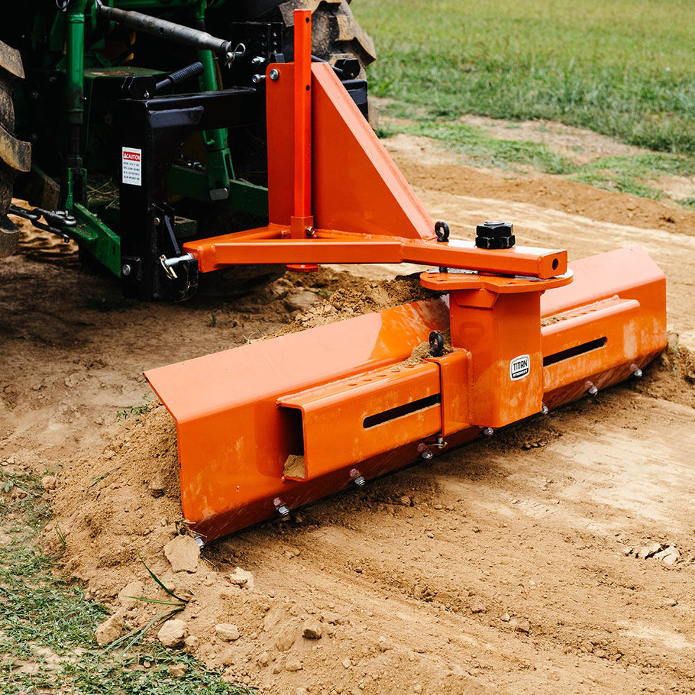 3 Point 7.5 FT Rear Blade For Grading And Scraping With Manual Rotation ...