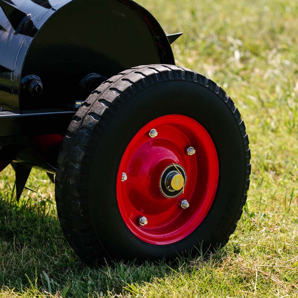 Pair of Wheels For 36" Tow-Behind ATV Drum Spike Aerator - view 2