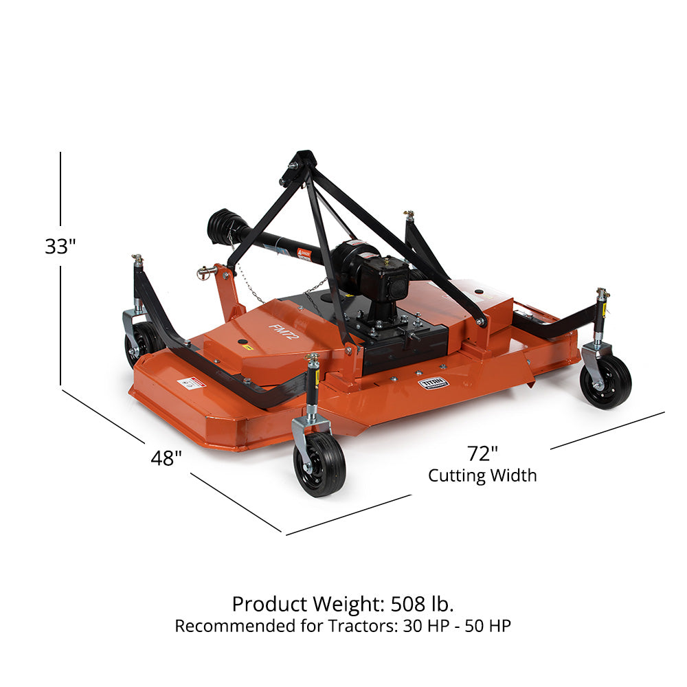 3 Point Finish Mowers 72" | Orange / 72" - view 61