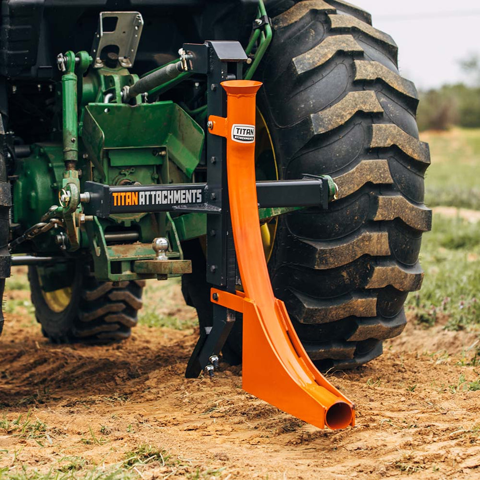 Tractor Pipe Layer Heavy Hitch Pipe Layer Attachment With Combo Shank -  Made In USA Trenching Tool For Irrigation For Tractor, image size:990x990